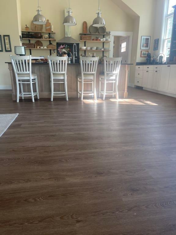 Lots of floor that needs to be cleaned!