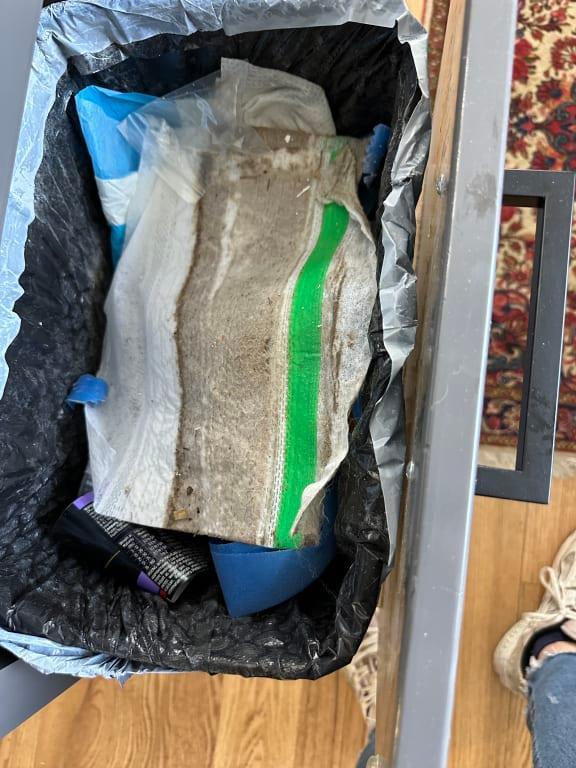 After using the product on a 4' x 10' hallway, then cleaned again with a swifter, and this is how dirty it was.