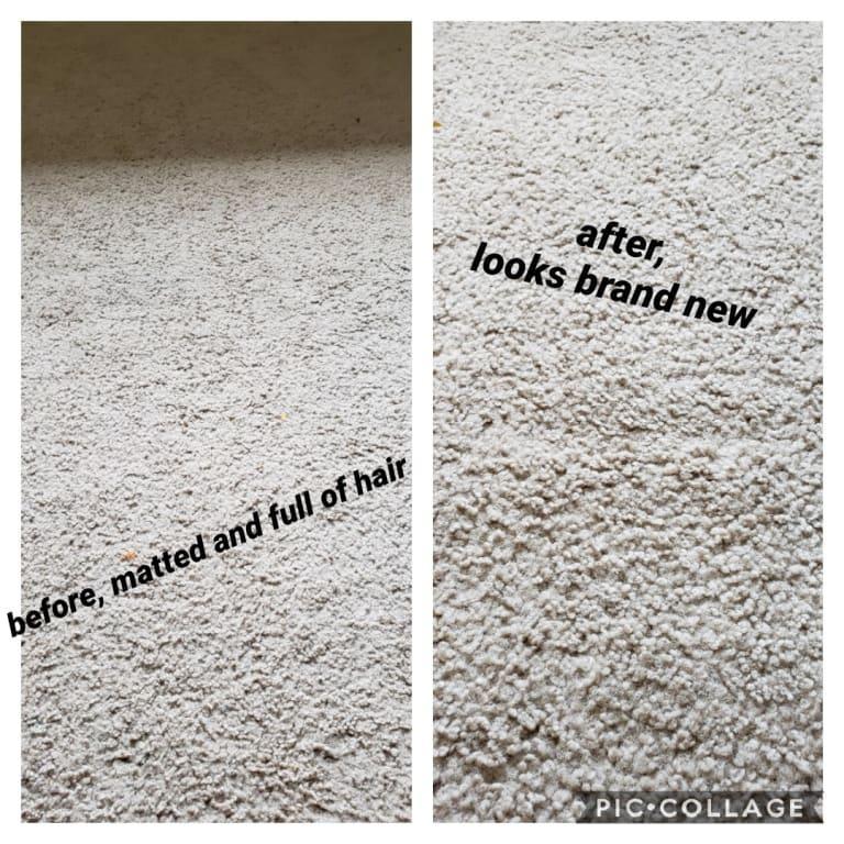 no more matted carpets