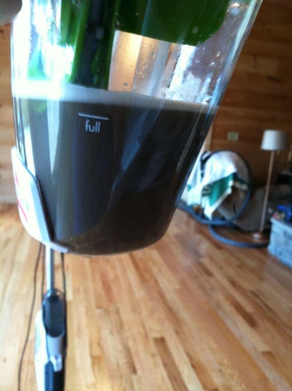 I was only half done with the floor!