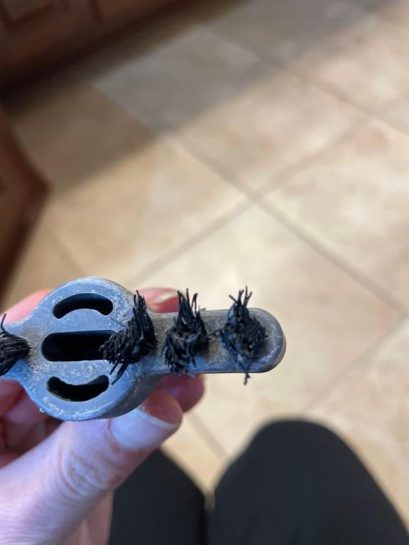 Grout attachment after 4 min