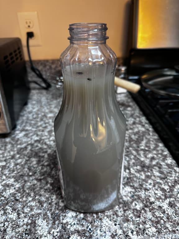 Dirty water collected