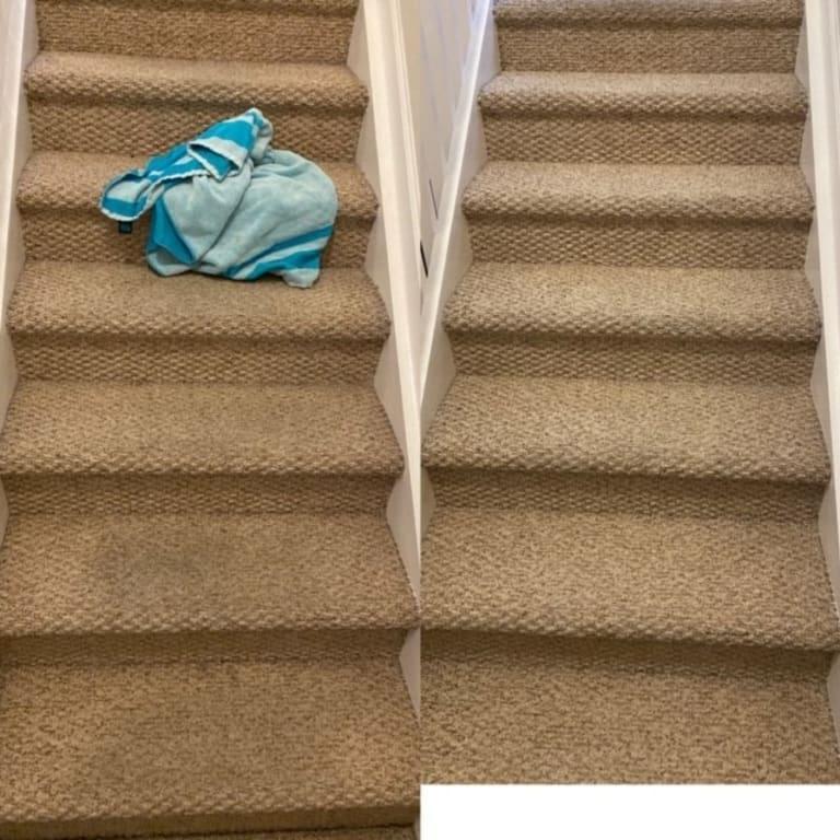 Stairs - before and after