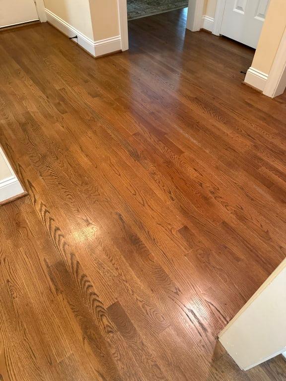 Hardwood floor clean, clean, clean