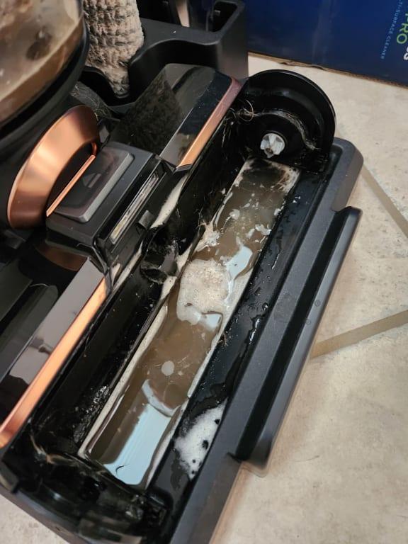 Pool of water in base