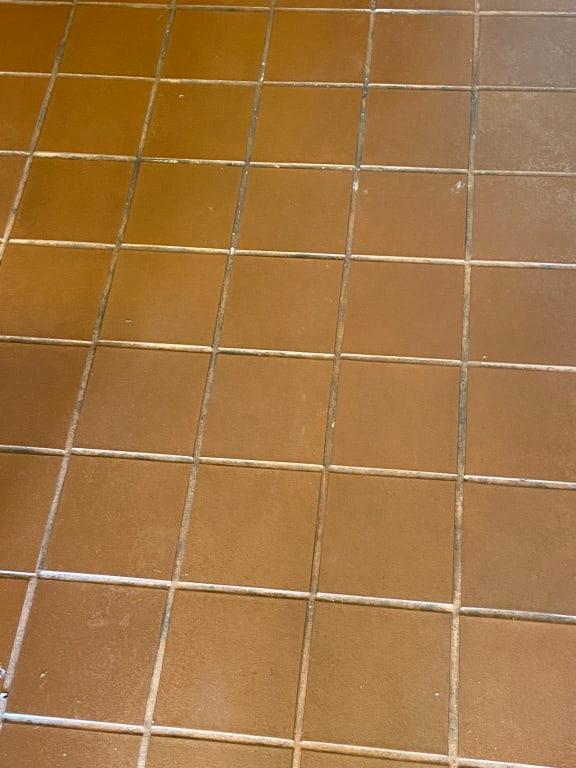 Grout before