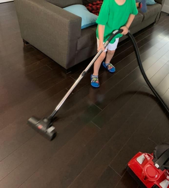 Raising capable kids with Bissell!