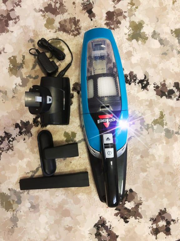 BISSELL®PowerClean® Pet Lithium Ion Cordless Hand Vac in Black/Green Bed Bath and Beyond Canada