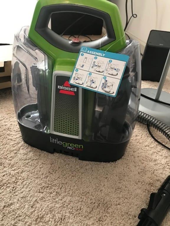 Bissell Little Green ProHeat Machine - Portable Carpet and Upholstery shops Steam 2513