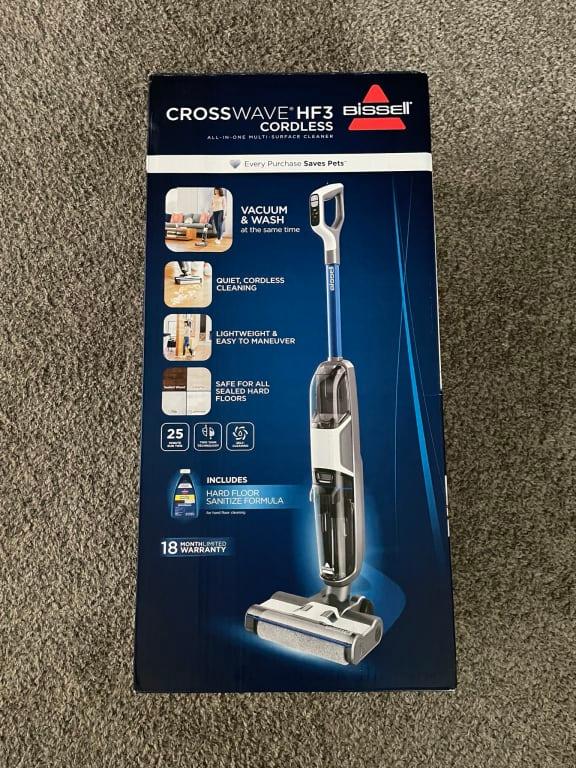 crosswave hf3 bissell cordless