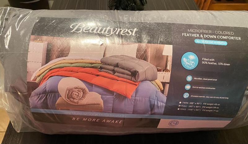 Beautyrest feather and down cheap duvet