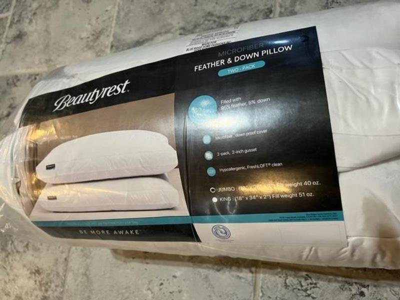 Beautyrest 2024 feather pillow