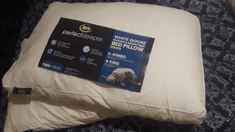 Serta goose 2024 down pillows