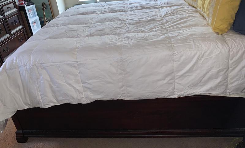 Queen size fits our large queen mattress quite well