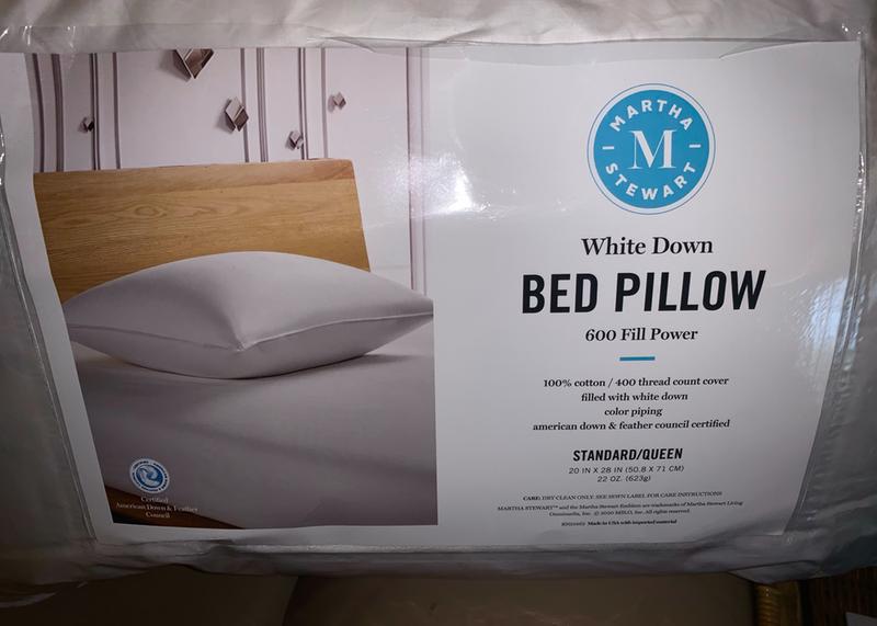 Martha stewart outlet down pillows