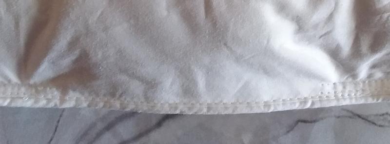 some missing stitching on one end