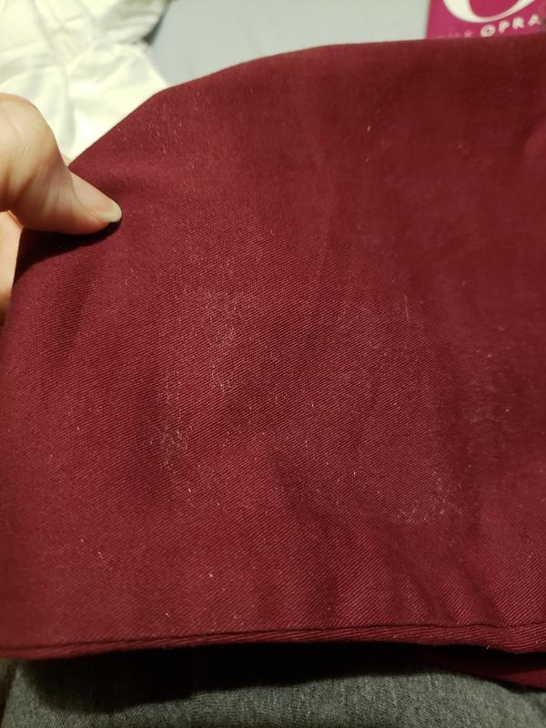 Fibers left on my pants.