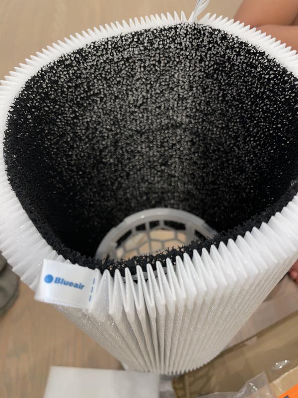 New filter with more porous carbon sheet
