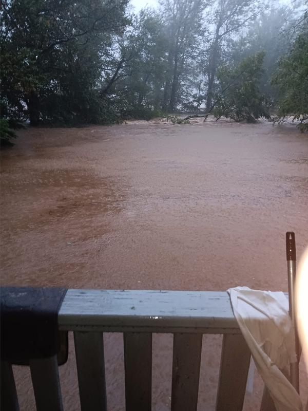 During Hurricane Helene