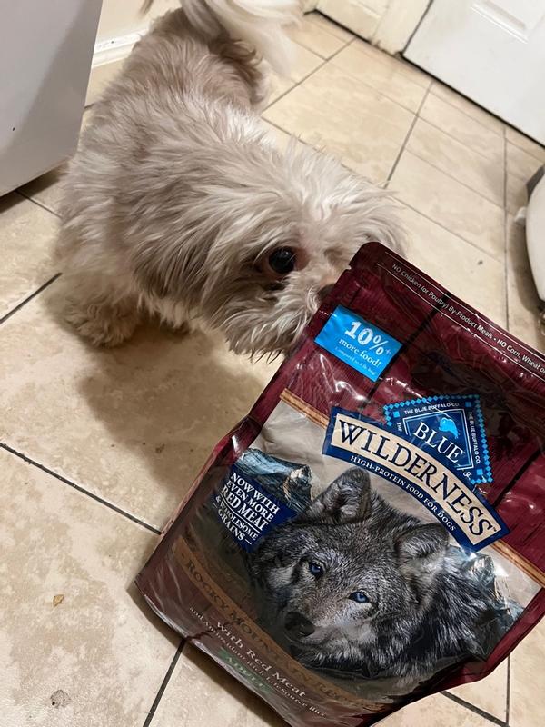 Blue wilderness small clearance breed red meat