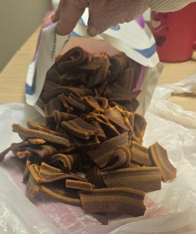 Bag of crumbled strips