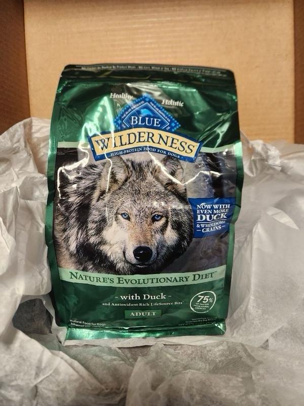 Blue buffalo wilderness duck dog food hotsell