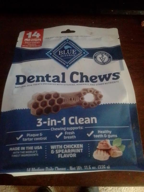 Blue buffalo hotsell dental chews reviews