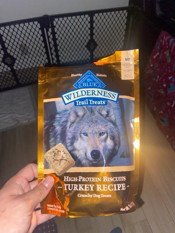 BLUE Wilderness Trail Treats Dog Treats Turkey Biscuits