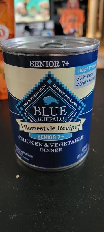 BLUE Homestyle Recipe Grain Free Senior Wet Dog Food Chicken Garden Vegetables Blue Buffalo