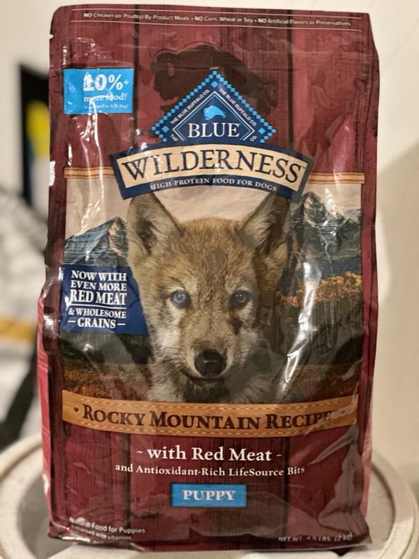 BLUE Wilderness Rocky Mountain Recipe with Red Meat for Puppies Dry Food