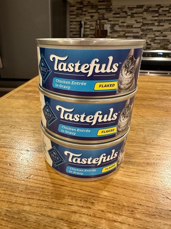 Blue Buffalo Tastefuls Flaked Wet Cat Food 3-Flavor Variety Pack, 3 oz., Count of 12 | Petco