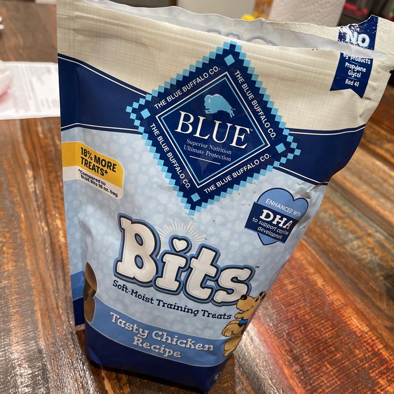 Blue bits hot sale dog treats