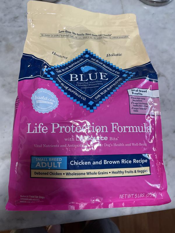 Blue Buffalo Life Protection Chicken & Brown Rice Recipe Toy Breed Adult Dry Dog Food - 4lbs