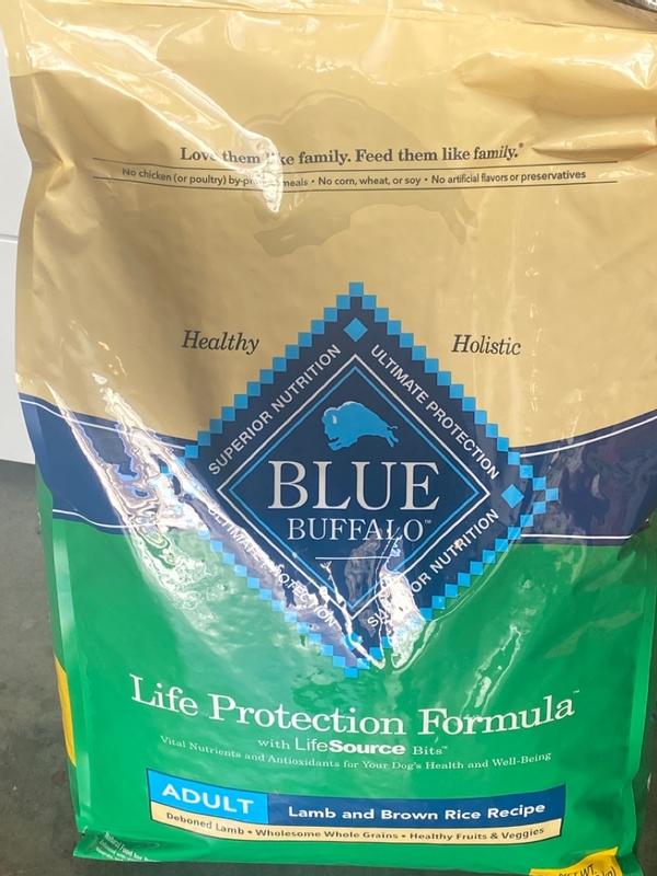 Blue buffalo lamb shops and rice dog food