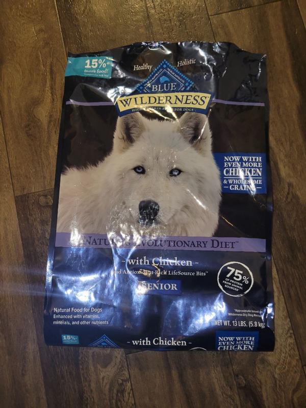 Blue Buffalo Wilderness Senior High Protein Dry Dog Food Wholesome