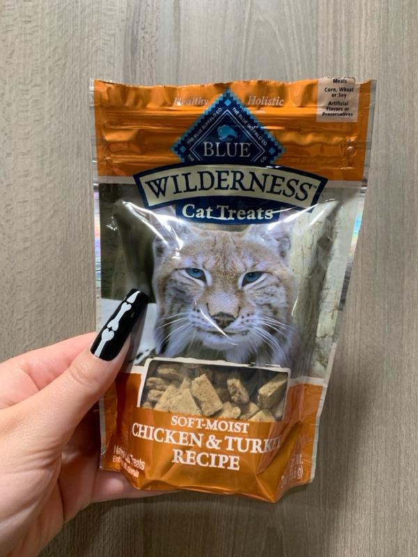 BLUE Wilderness Cat Treats Chicken Duck