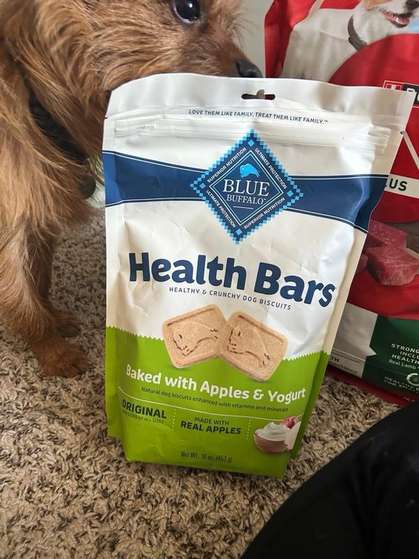 BLUE Health Bars with Apples Yogurt Dog Biscuits