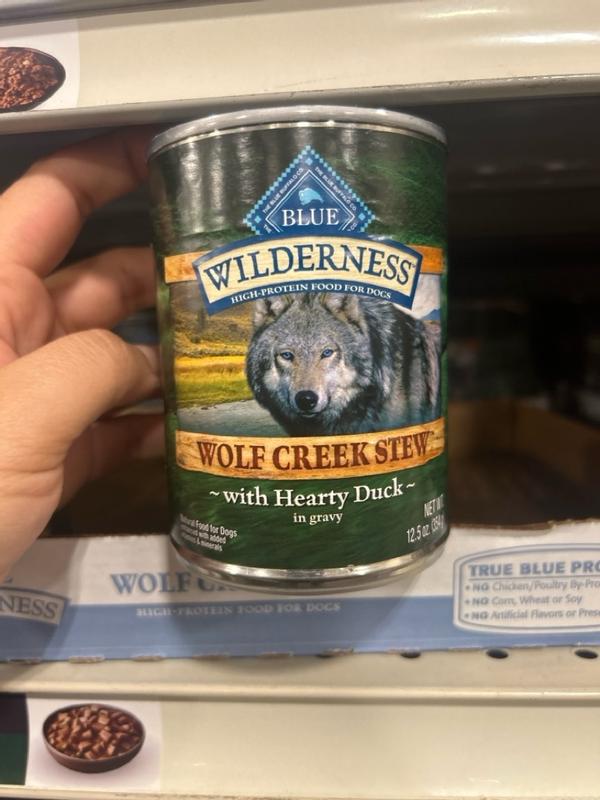 Blue wilderness wolf creek stew hotsell