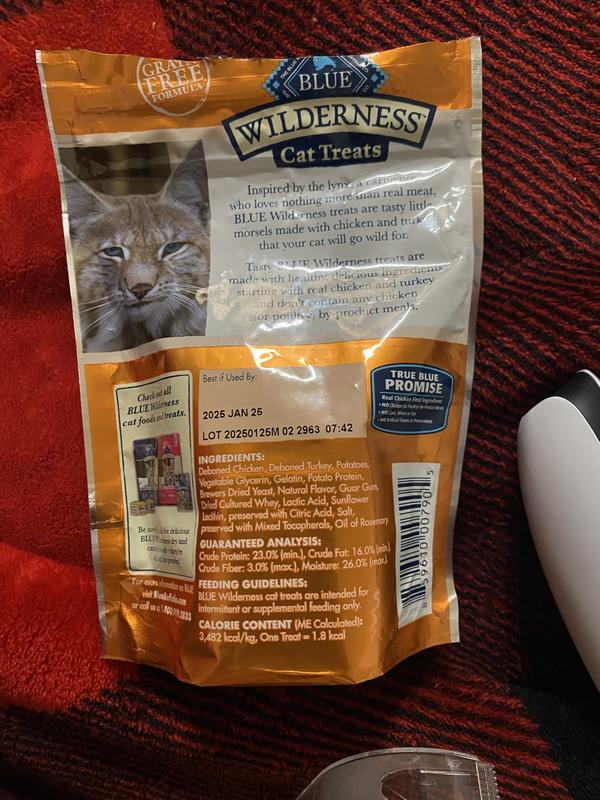 Blue wilderness cat food calories best sale