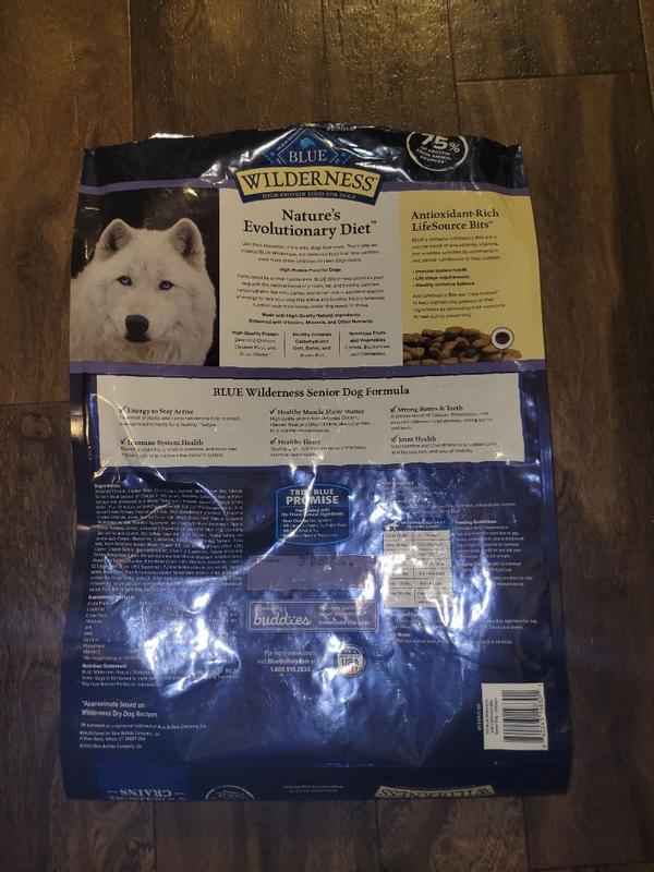 Blue Buffalo Wilderness Senior High Protein Dry Dog Food Wholesome