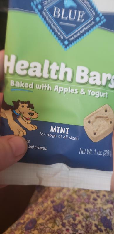 Blue mini bars outlet dog treats