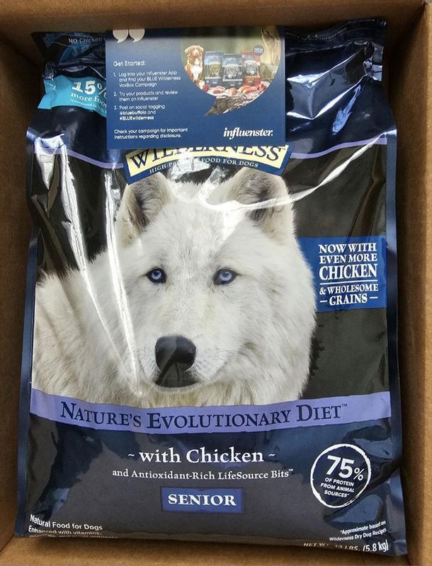 Blue Buffalo Wilderness High Protein Natural Senior Dry Dog Food