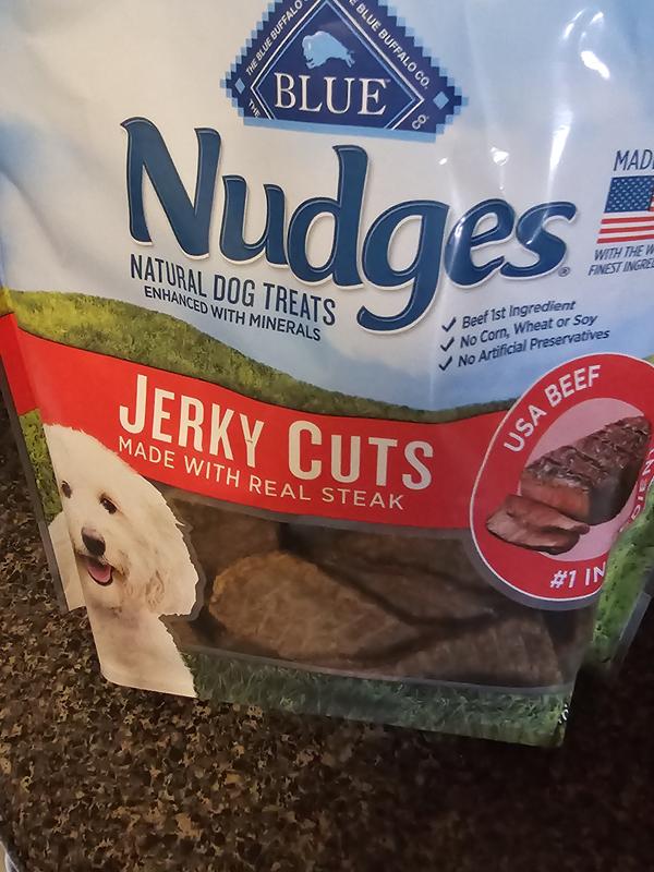 BLUE Nudges Jerky Cuts Dog Treats Chicken