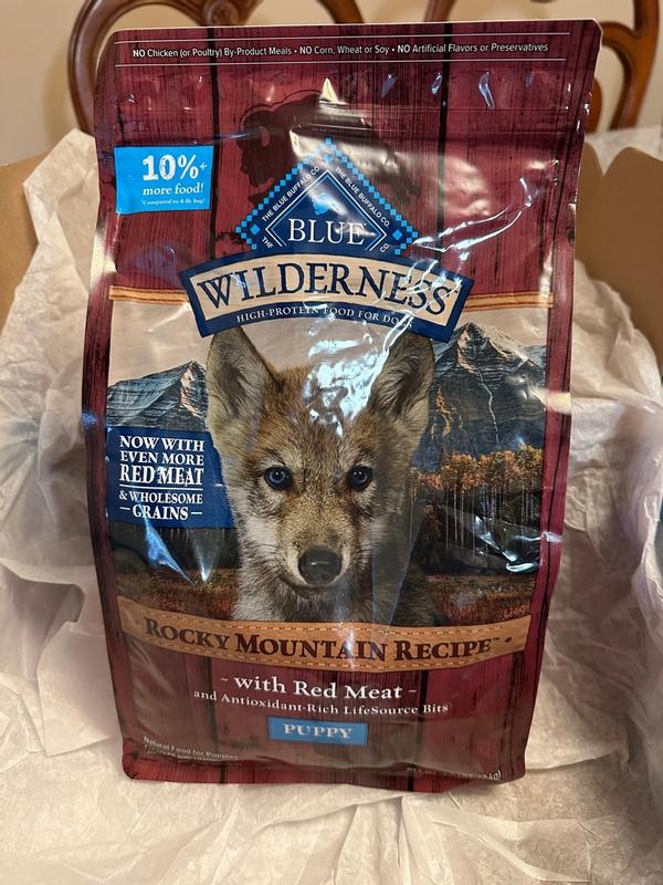 Blue wilderness red meat puppy best sale