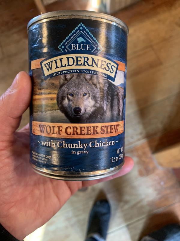 Blue wilderness wolf creek stew outlet recall