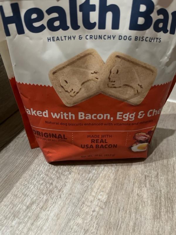 BLUE Health Bars with Bacon Egg Cheese Dog Biscuits