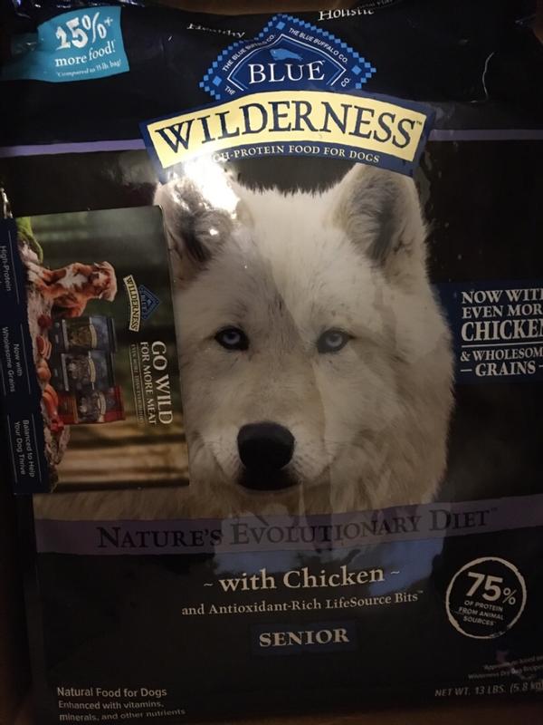 Blue Buffalo Wilderness High Protein Natural Senior Dry Dog Food