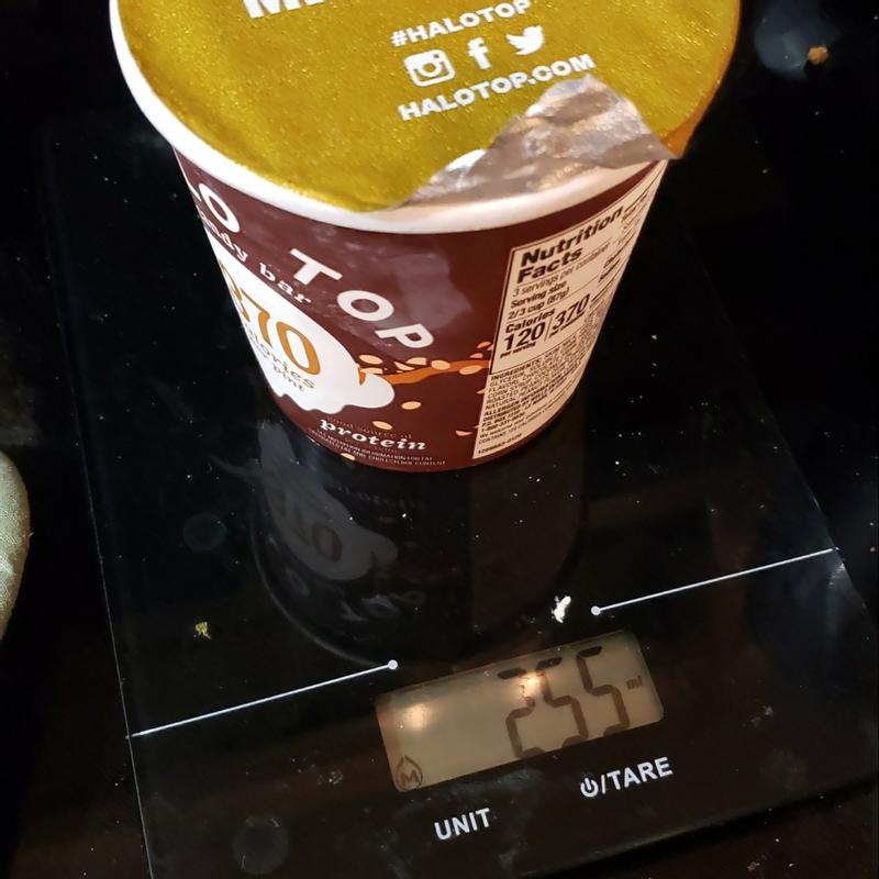 Candy Bar Ice Cream HALO TOP