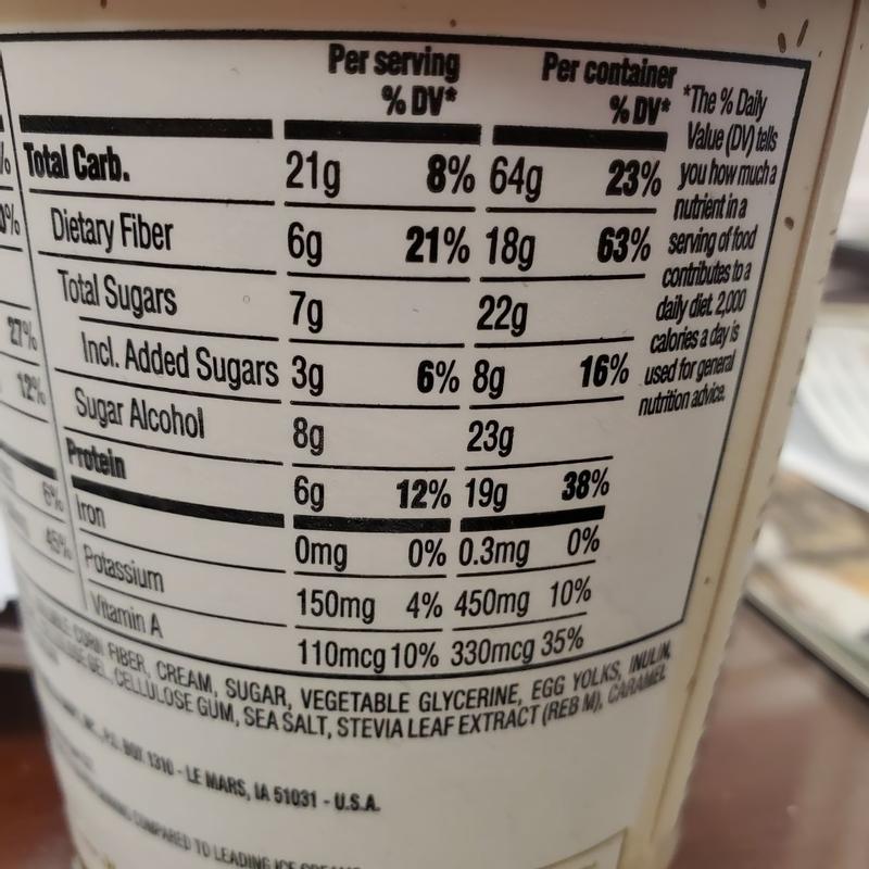 Halo Top Protein Ice Cream Nutrition Facts Besto Blog