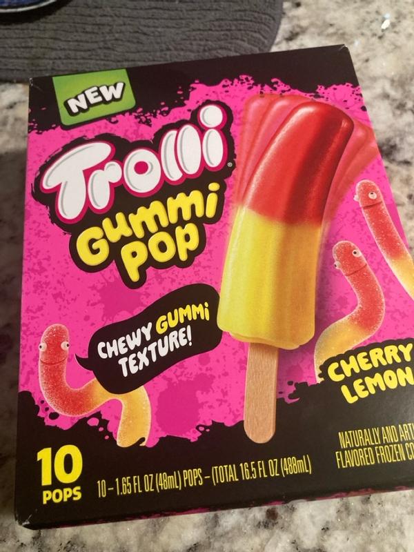 Trolli Cherry Lemon Frozen Gummi Pops, 10pk | Meijer